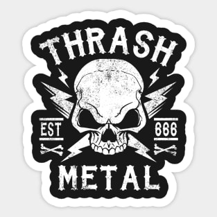 THRASH METAL Sticker